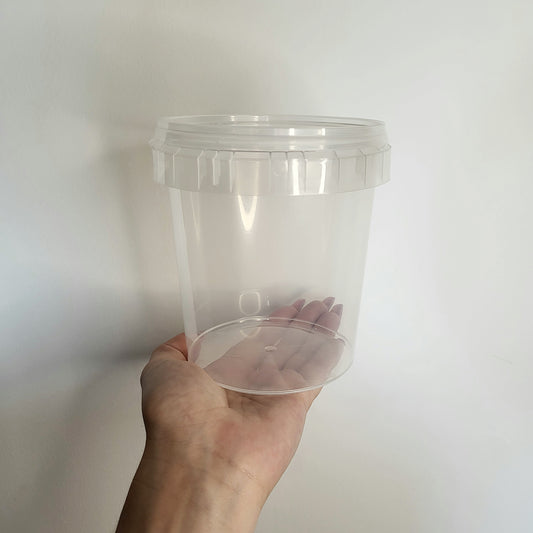 Aufzuchtdose Rund mit Gazedeckel